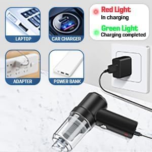 3-in-1 Portable Air Duster Wireless Vacuum Cleaner
