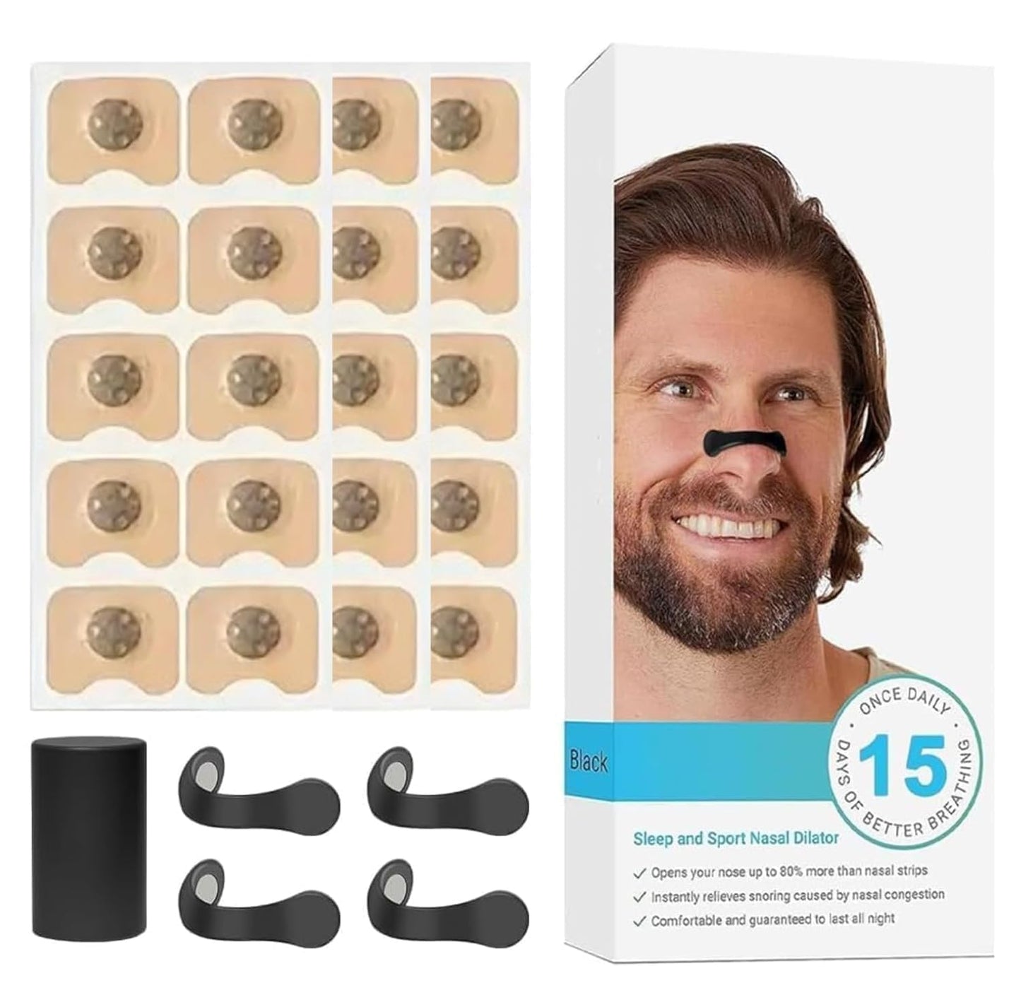 Magnetic Nose Strips for Breathing (Man & Woman)